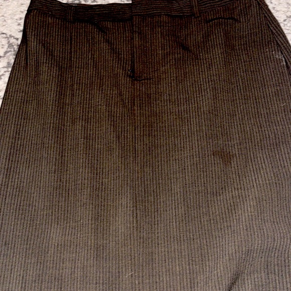 Gap brown pinstripe stretch pencil skirt size 10 - Picture 7 of 7